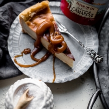 Franzoesischer Puddingkuchen mit Salzkaramell