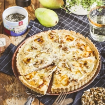 Birnen-Tarte mit Brie und Walnüssen rezepte